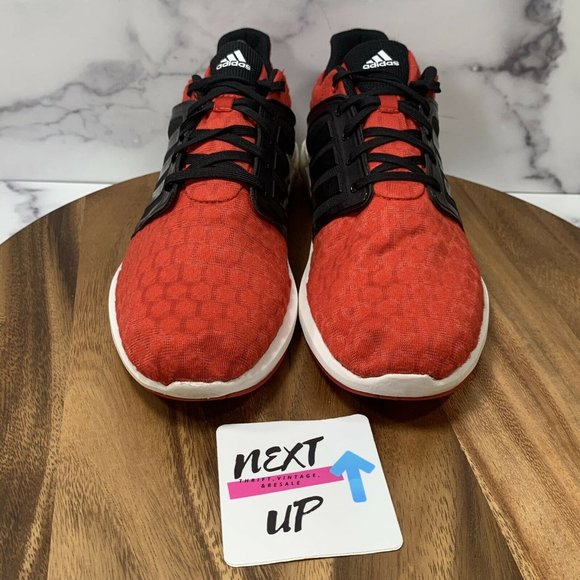 Adidas Solar Boost Red Running Sneakers Men’s size 11 Comfort Athletic Shoes - Picture 2 of 9